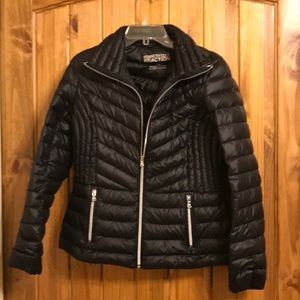 Black puffy jacket